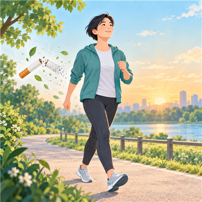 戒菸後運動 循序恢復體力 400x400 1